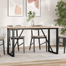 Eettafel Massief Grenenhout En Staal
