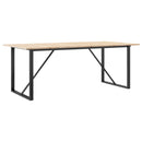 Eettafel Massief Grenenhout En Staal