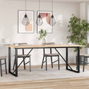 Eettafel Massief Grenenhout En Staal