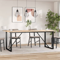 Eettafel Massief Grenenhout En Staal