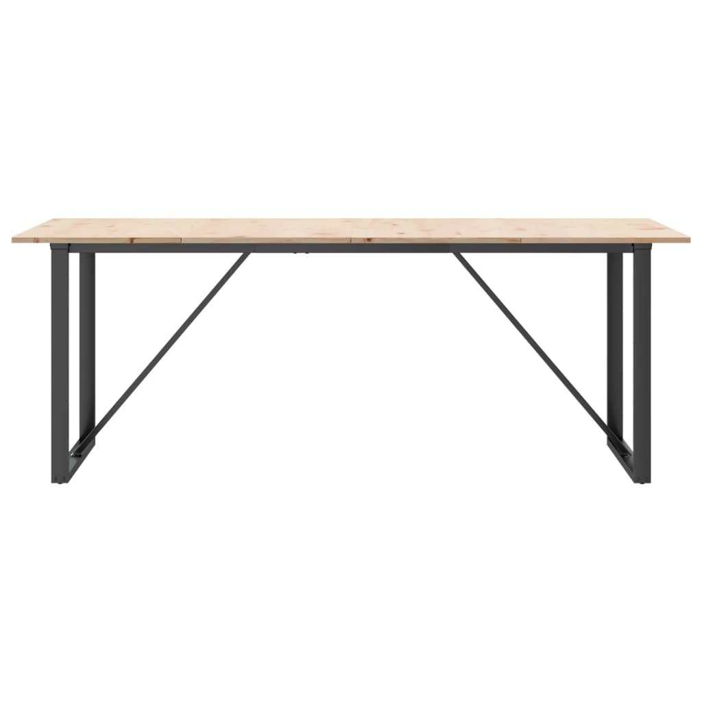 Eettafel Massief Grenenhout En Staal