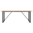 Eettafel Massief Grenenhout En Staal