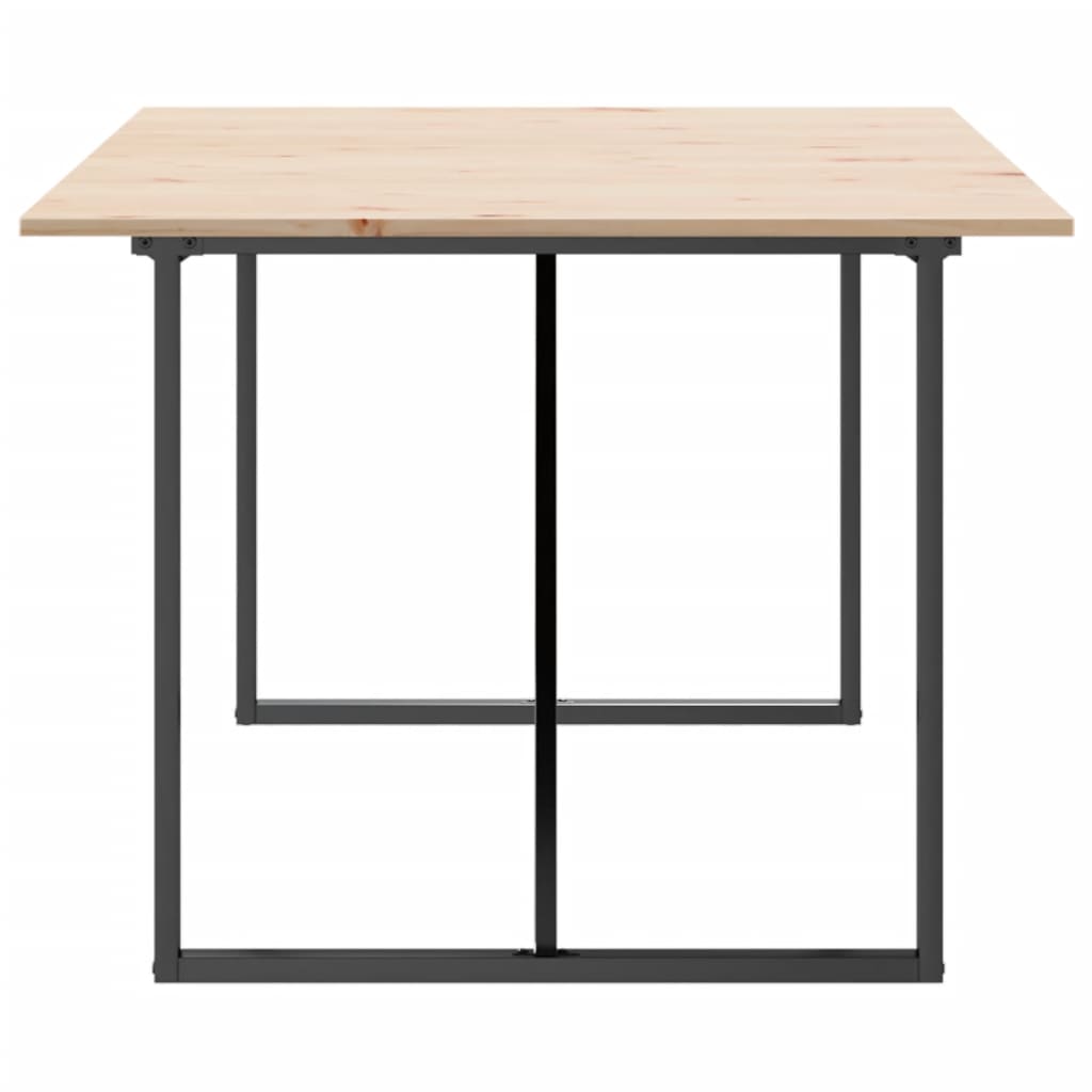 Eettafel Massief Grenenhout En Staal