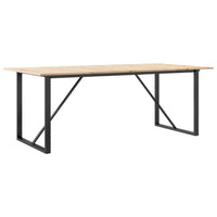 Eettafel Massief Grenenhout En Staal