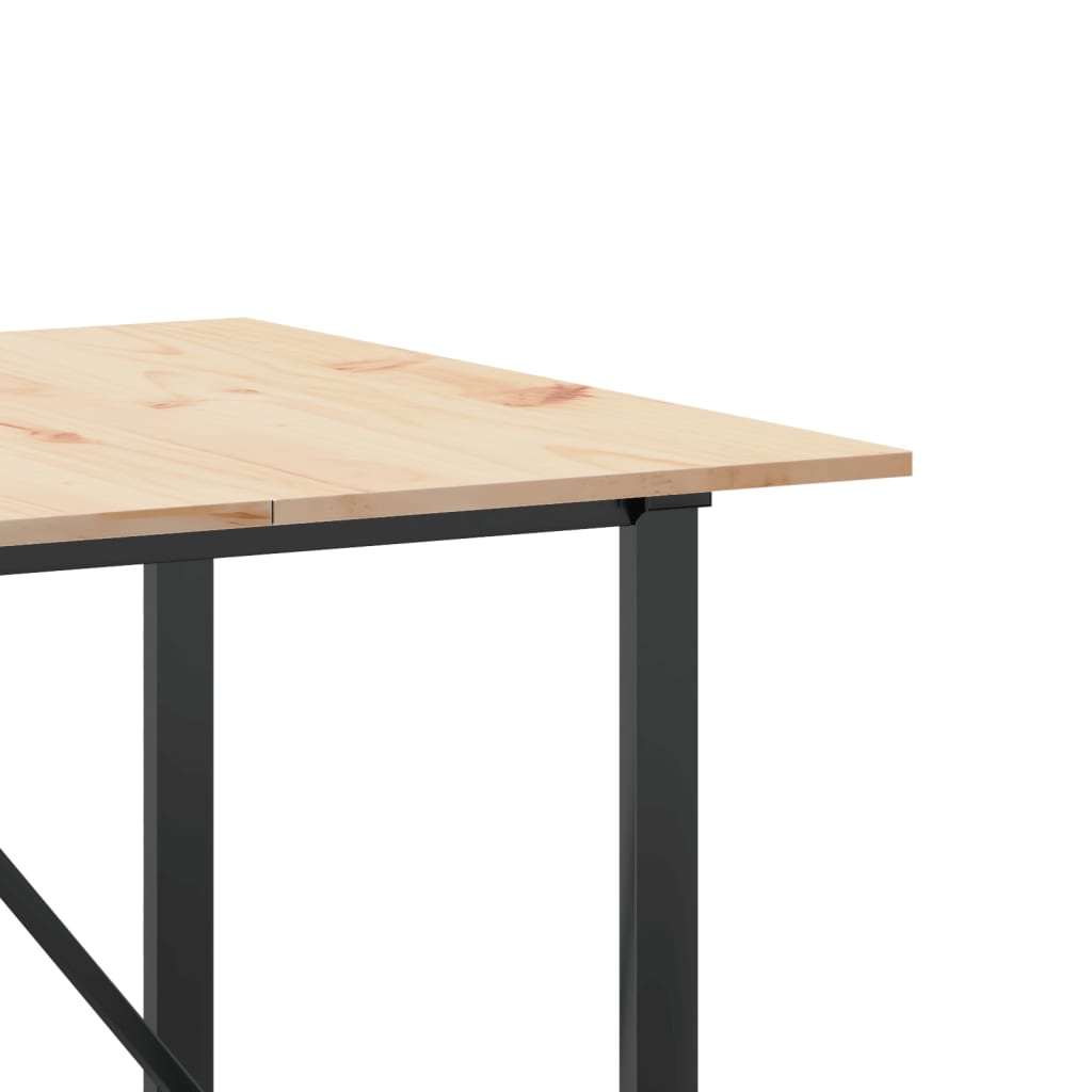 Eettafel Massief Grenenhout En Staal