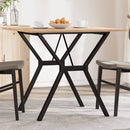 Eettafel Massief Grenenhout En Staal