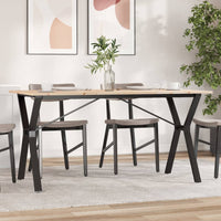 Eettafel Massief Grenenhout En Staal