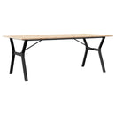 Eettafel Massief Grenenhout En Staal