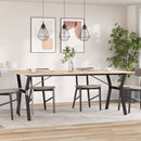 Eettafel Massief Grenenhout En Staal