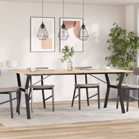 Eettafel Massief Grenenhout En Staal