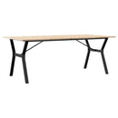 Eettafel Massief Grenenhout En Staal