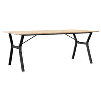 Eettafel Massief Grenenhout En Staal