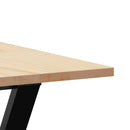 Eettafel Massief Grenenhout En Staal