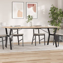 Eettafel Massief Grenenhout En Staal