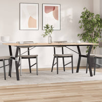 Eettafel Massief Grenenhout En Staal