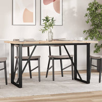 Eettafel Massief Grenenhout En Staal