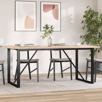 Eettafel Massief Grenenhout En Staal