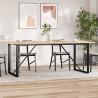 Eettafel Massief Grenenhout En Staal