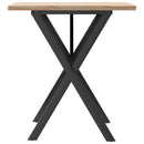 Eettafel 60X60X75,5 Cm Massief Grenenhout En Staal