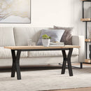 Eettafel Massief Grenenhout En Staal