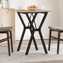 Eettafel Massief Grenenhout En Staal