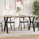 Eettafel Massief Grenenhout En Staal