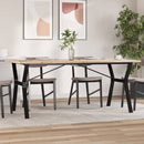 Eettafel Massief Grenenhout En Staal