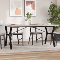 Eettafel Massief Grenenhout En Staal
