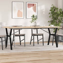 Eettafel Massief Grenenhout En Staal