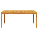 7-Delige Tuinset 180X90X75 Cm Massief Acaciahout