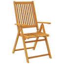 7-Delige Tuinset 180X90X75 Cm Massief Acaciahout