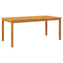 9-Delige Tuinset 180X90X75 Cm Massief Acaciahout