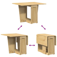 Eettafel Corona Inklapbaar Massief Grenenhout