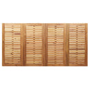 Eettafel 180X90X75 Cm Massief Acacia Hout En Roestvrijstaal