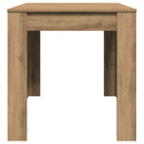 Eettafel 140X74,5X76 Cm Bewerkt Hout