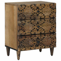 Bed Kast Met Lade 50 X 33 X 60 Cm Massief Mango Hout