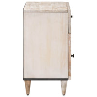 Bed Kast Met Lade 50 X 33 X 60 Cm Massief Mango Hout