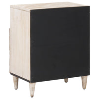 Bed Kast Met Lade 50 X 33 X 60 Cm Massief Mango Hout