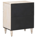 Bed Kast Met Lade 50 X 33 X 60 Cm Massief Mango Hout