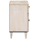 Bed Kast Met Lade 50 X 33 X 60 Cm Massief Mango Hout