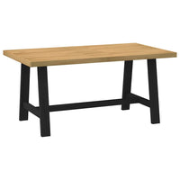 Eettafel Noain E Poten 180X90X75 Cm Massief Grenenhout Naturel