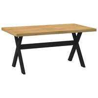 Eettafel Noain E Poten 180X90X75 Cm Massief Grenenhout Naturel