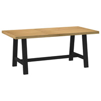 Eettafel Noain E Poten 180X90X75 Cm Massief Grenenhout Naturel