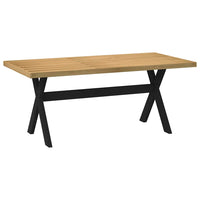Eettafel Noain E Poten 180X90X75 Cm Massief Grenenhout Naturel