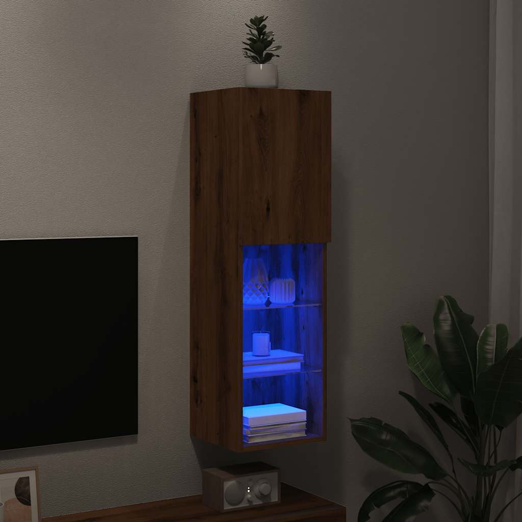 Wandgemonteerde Tv-Kasten 2 Pcs