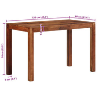 Eettafel Massief Acaciahout