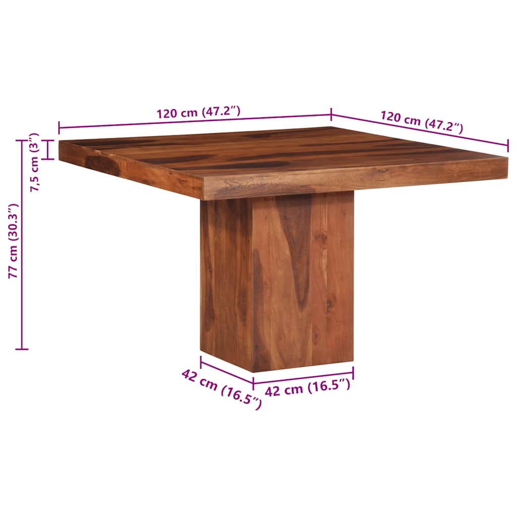 Eettafel Massief Acaciahout