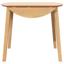 Eettafel Massief Hout Rubber