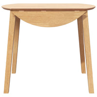 Eettafel Massief Hout Rubber