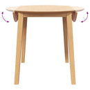Eettafel Massief Hout Rubber